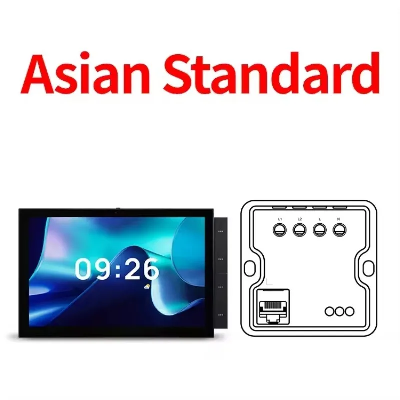 Smart Home Control Panel 10Inch Multilingual Touch Screen Built-In Bluetooth Zigbee Gateway Multifunction Scene Switch WIFI