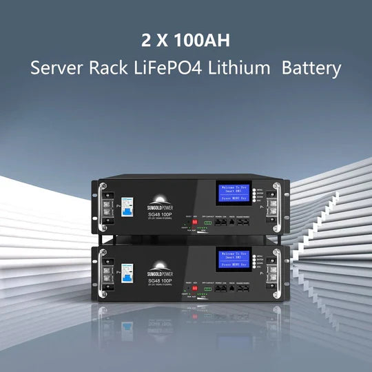 SunGold Off-Grid Solar Kit | 6500W/8000W 48VDC 120V/240V | LiFePO4 10.24KWH/20.48KWH Lithium Battery | 3320W Solar PV