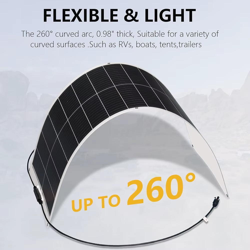 100W Flexible Solar Panel 16.5V 1000W 500W 400W 200W High Efficiency Photovoltaic Module Diy Kit Generation Car Home Camping