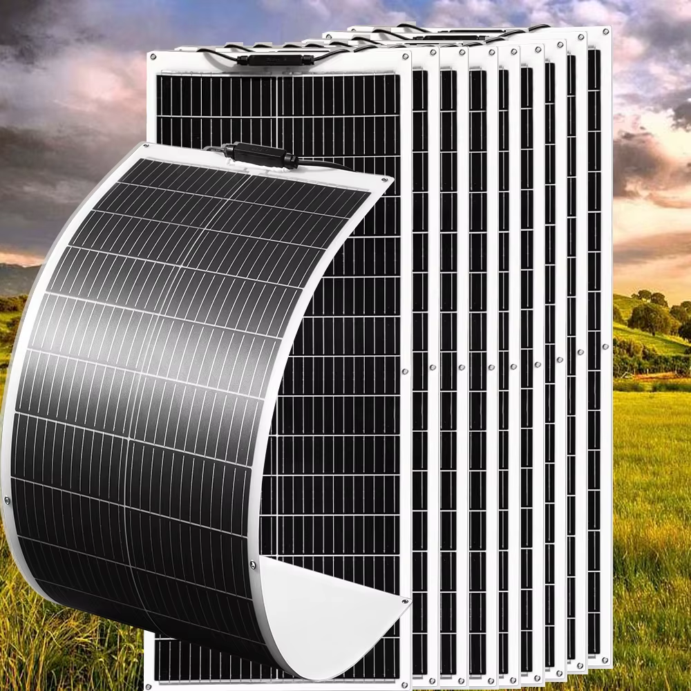 100W Flexible Solar Panel 16.5V 1000W 500W 400W 200W High Efficiency Photovoltaic Module Diy Kit Generation Car Home Camping